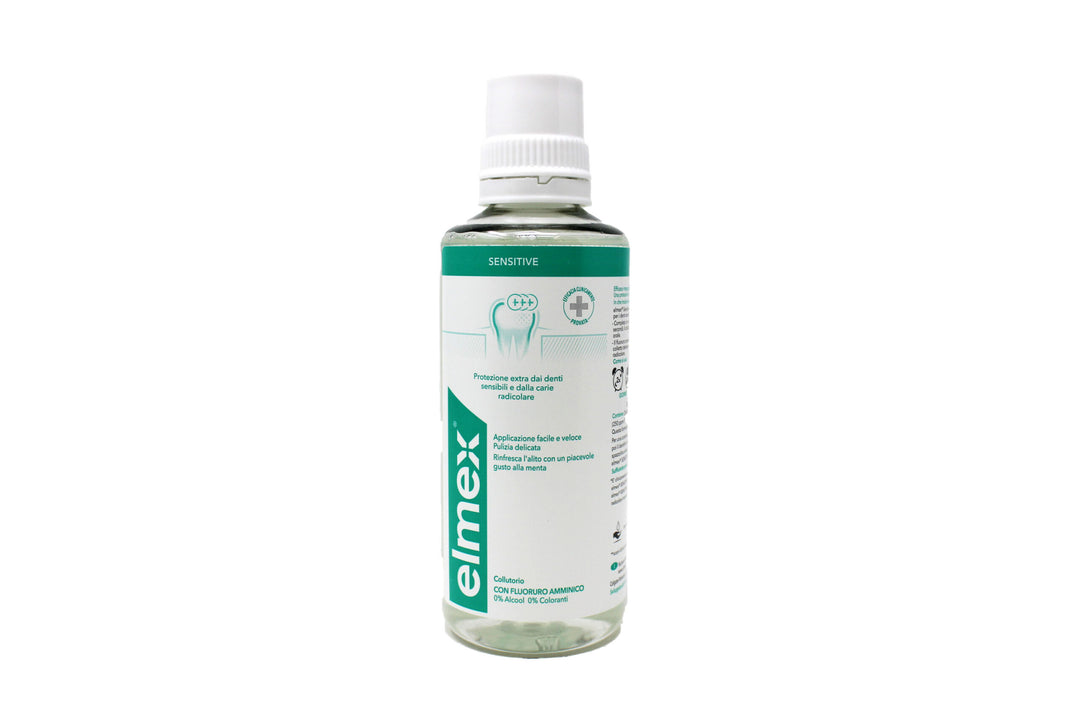 

Elmex Sensitive Extra Protection Mouthwash for Sensitive Teeth and Cavities 400 ml