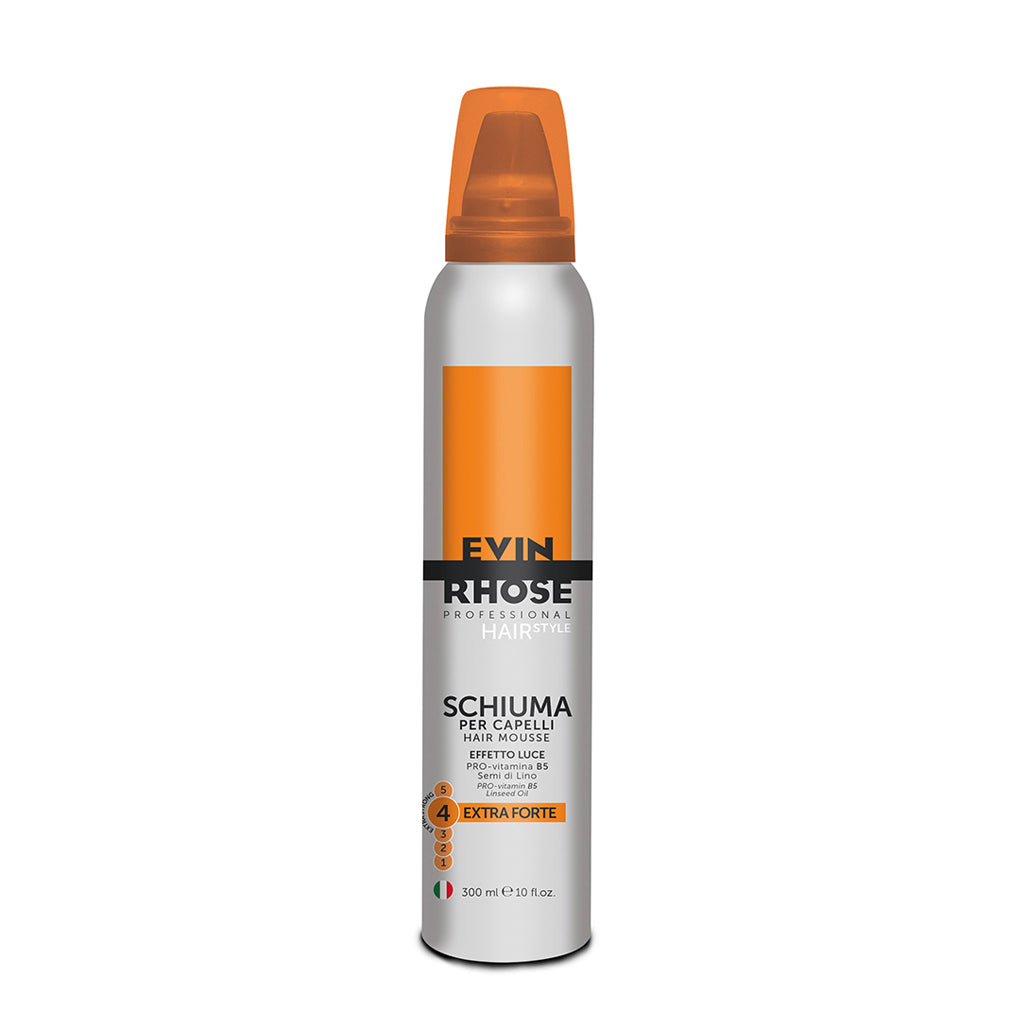 Evin Rhose Mousse Per Capelli Fissaggio Extra Forte 4  300 ml