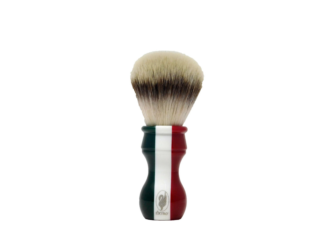 

Extrò Cosmetics Tri-Color Medium Soft Synthetic Shaving Brush