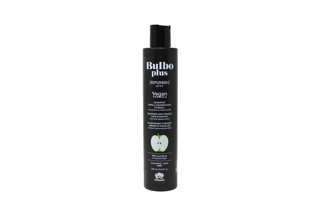 

Farmagan Bulbo Plus Formula Vegan Replenish Shampoo for Damaged and Fragile Hair 250 ml 
