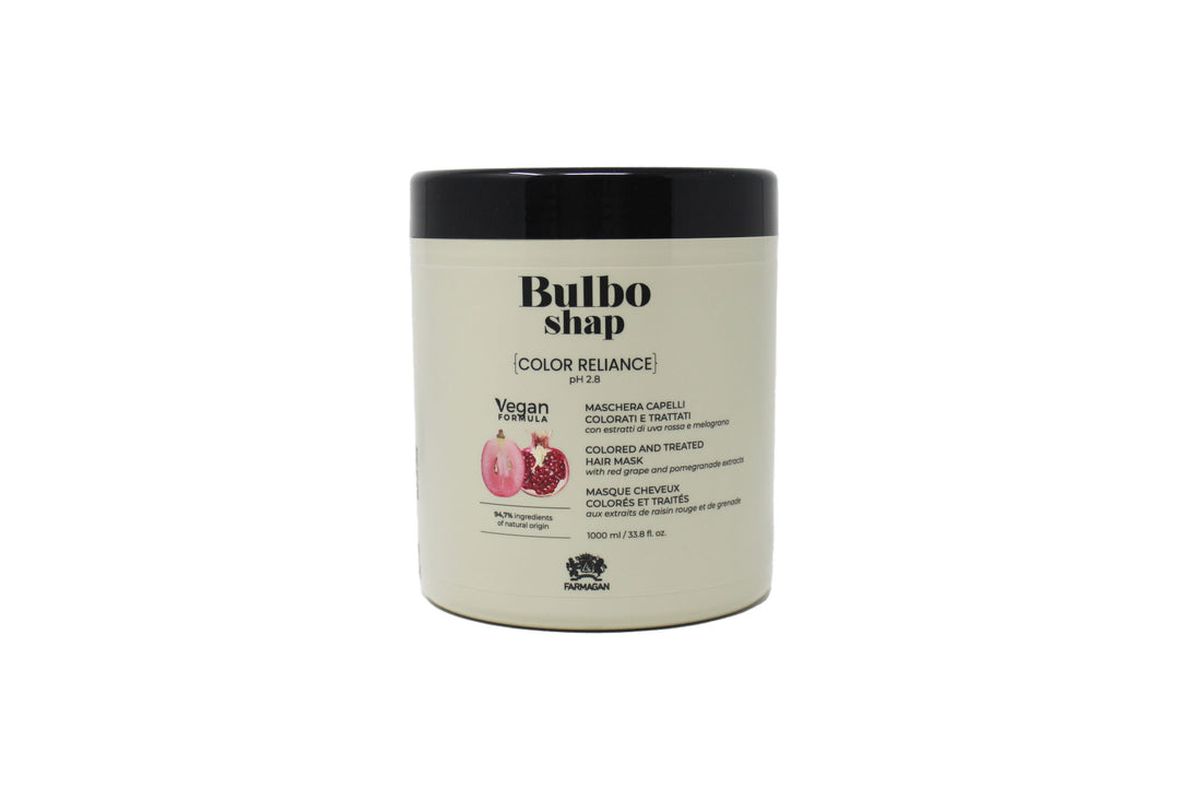 Farmagan Bulbo Shap Formula Vegan Color Reliance Maschera Per Capelli Colorati E Trattati 1000 ml