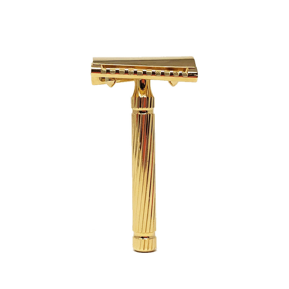 

Fatip Slant Gold Safety Razor The Little Crooked Closed Comb