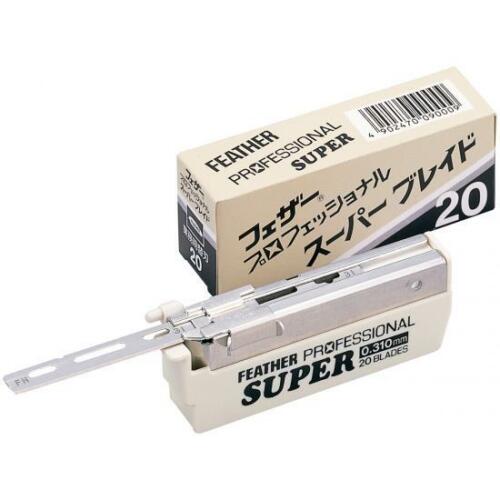 

Feather Professional Super Blades Razor Blades Box of 20 Blades