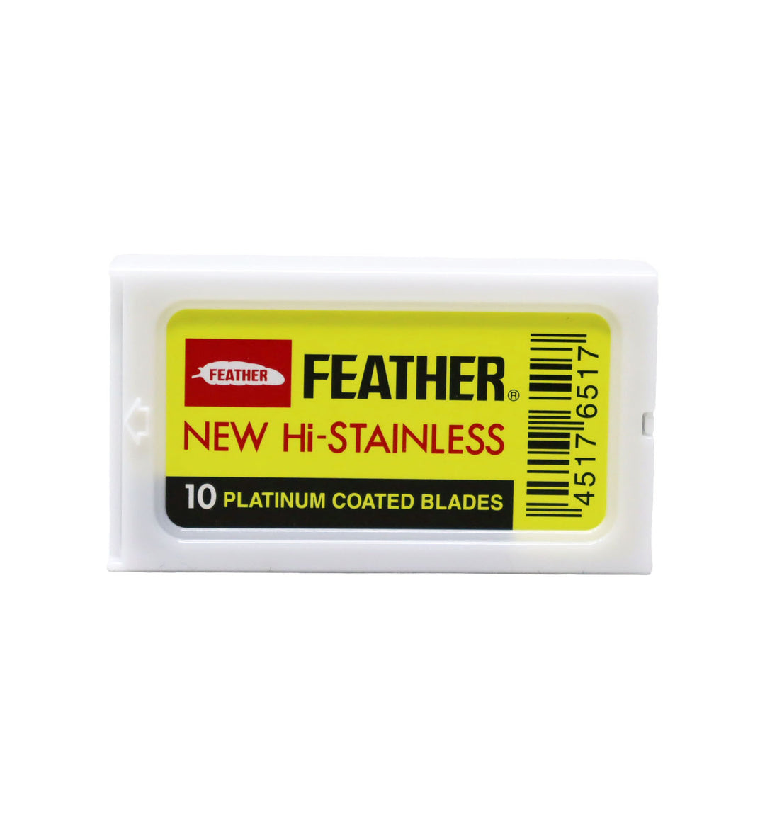 Feather Hi-Stainless Platinum Lamette da Barba Box Da 10 Lamette