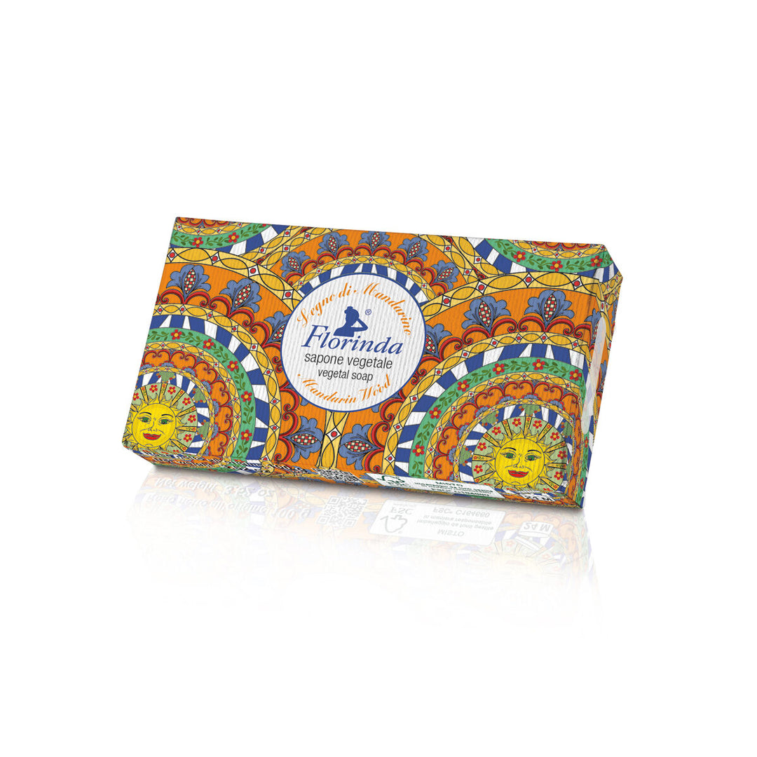 Florinda Botteghe Del Sole Vegetable Soap Hands and Body Mandarin Wood 100 gr