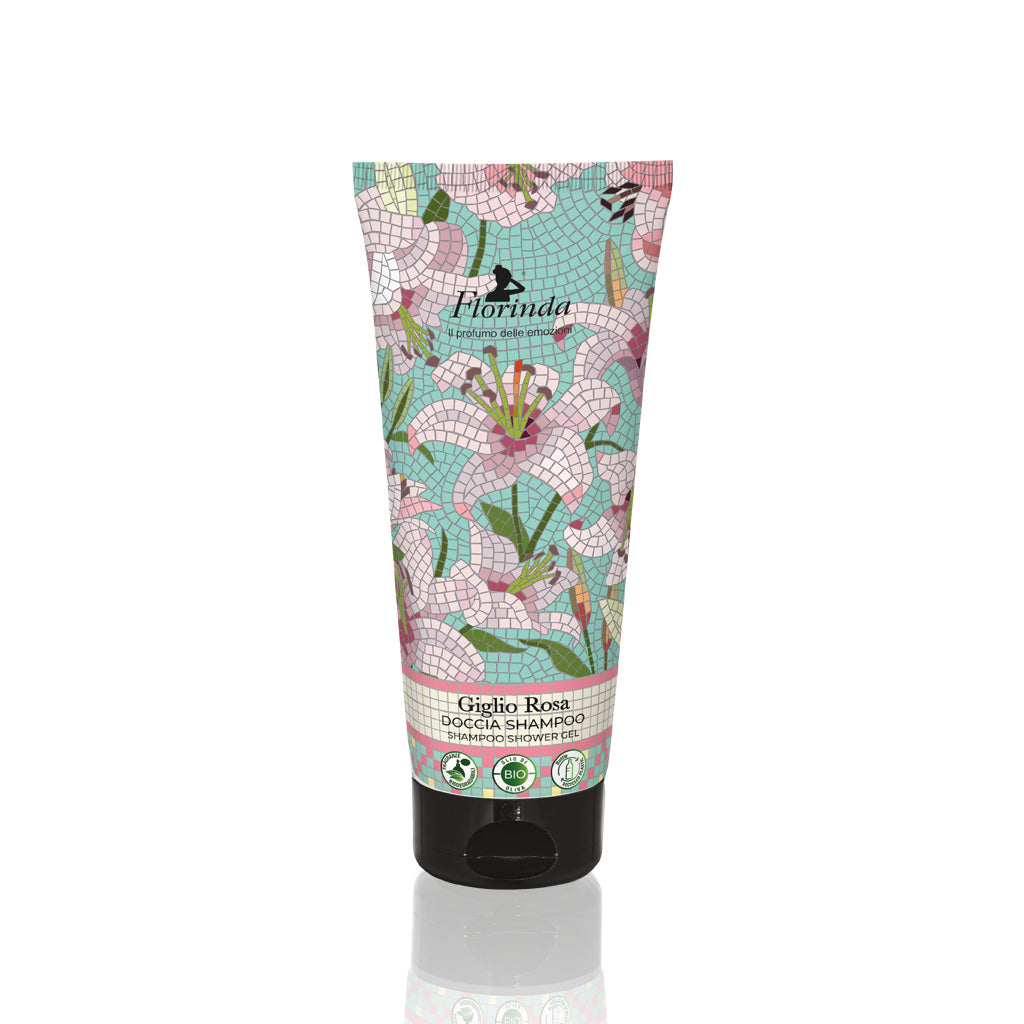 Florinda Italian Mosaic Shampoo Al Giglio Rosa 200 ml