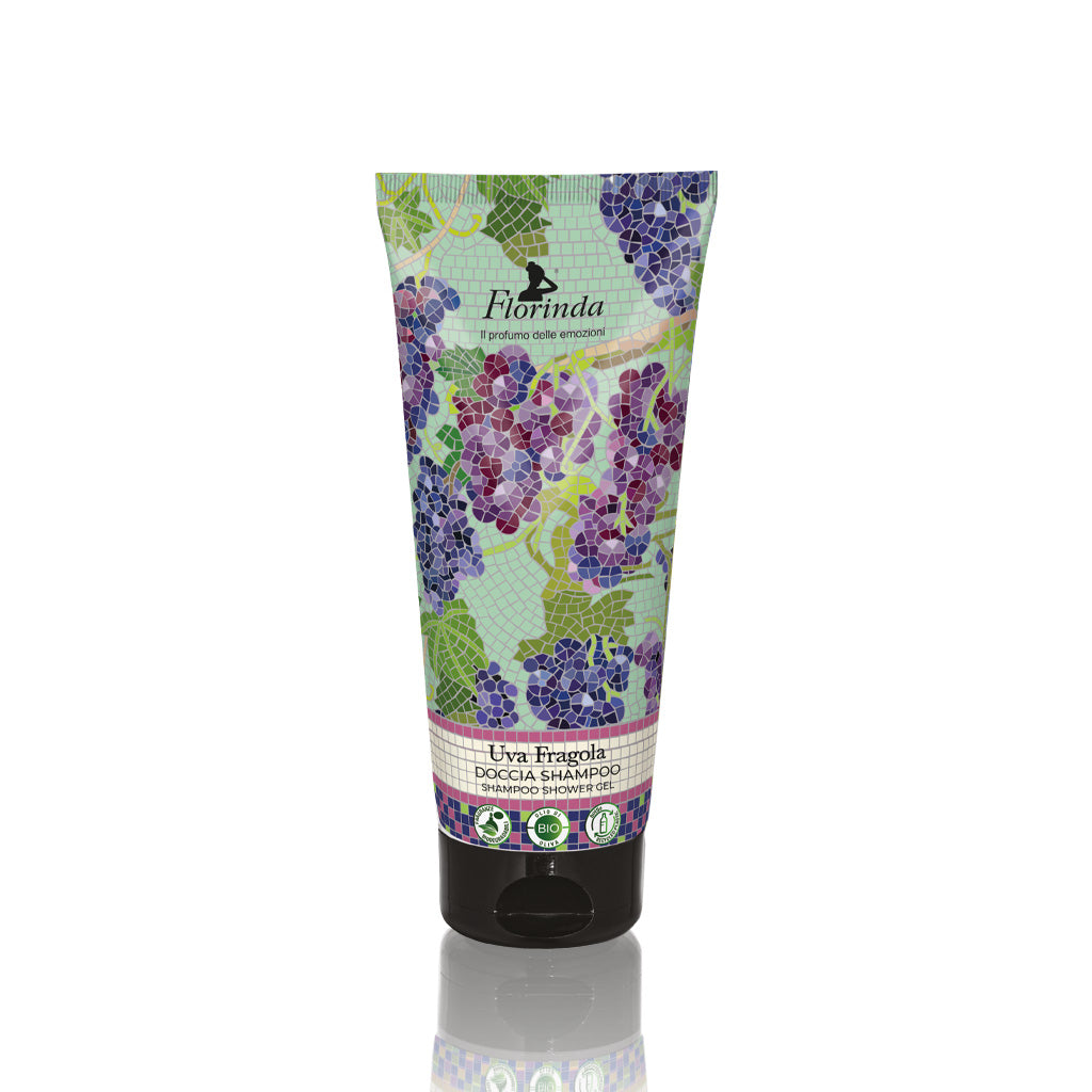 Florinda Italienische Mosaiken Dusch Shampoo Traube und Erdbeere 200 ml