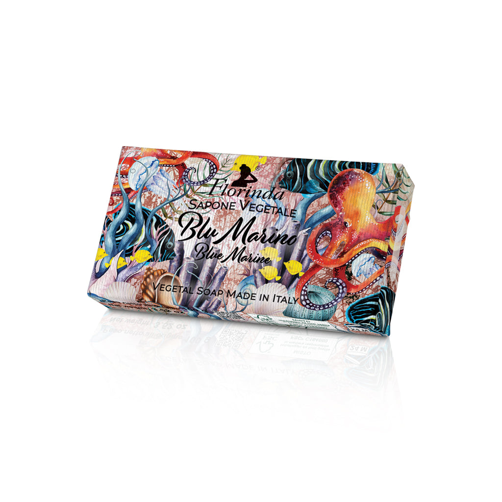 Florinda Sea Fragrances Vegetable Soap Hands And Body Marine Blue 100 ml