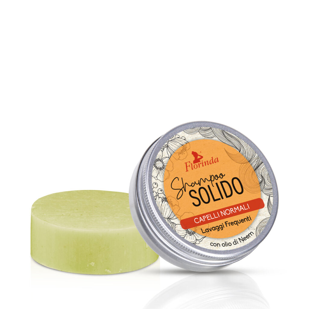 Florinda Festes Shampoo für Normales Haar Häufige Wäschen Mit Neemöl 70 g