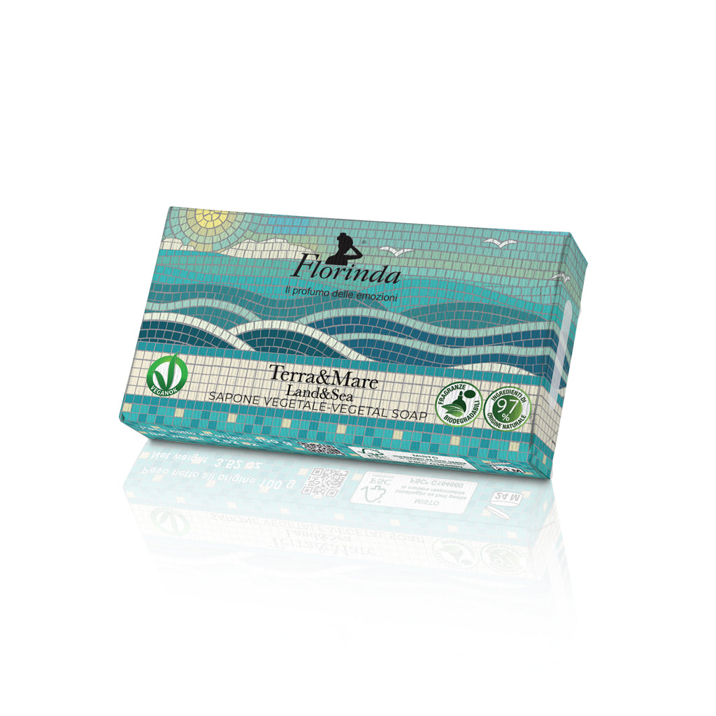 Florinda Italian Mosaic Earth & Sea Vegetable Soap Hands and Body 100 gr
