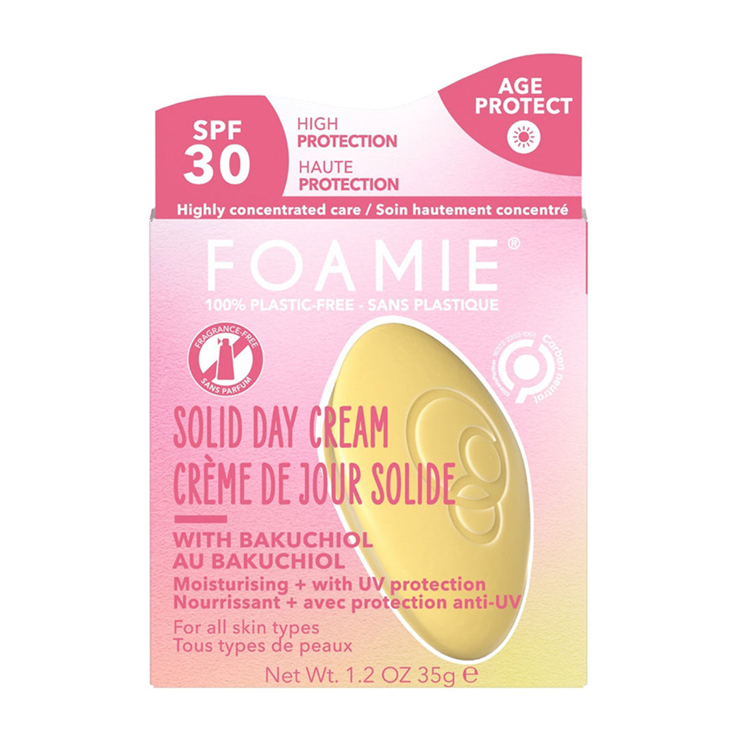 

"Solid Anti-Aging Day Face Cream SPF30 with Bakuchiol 35 gr by Foamie"