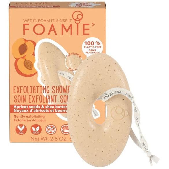 

Foamie Solid Exfoliating Soap For Body More Than A Peeling With Apricot Seeds and Shea Butter 80 g