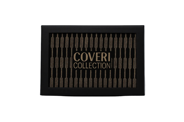 Enrico Coveri Foulard Nero E Beige Con Confezione Regalo