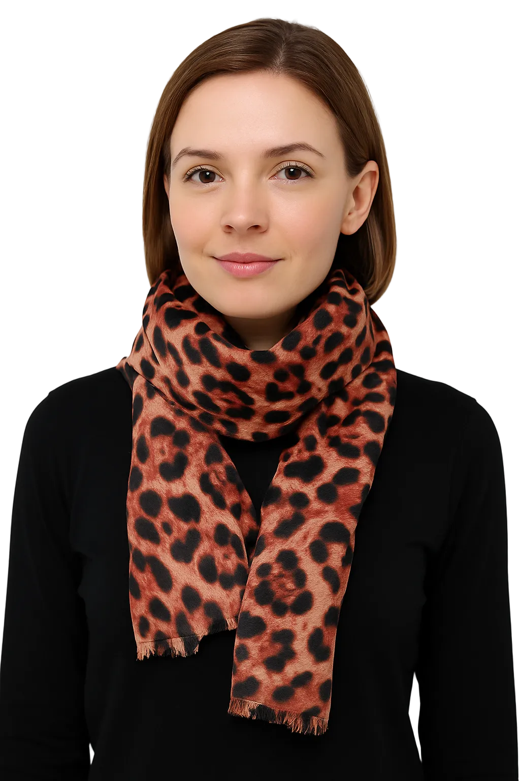 Enrico Coveri Foulard Animalier Con Confezione Regalo