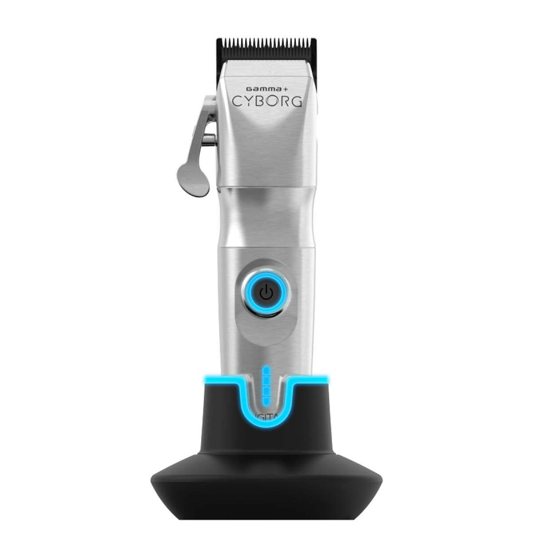 

GammaPiù Cyborg Cordless Hair Clippers in Metal with Digital Motor.