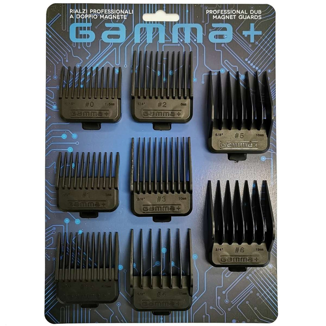 

GammaPiù Professional Lifts For Hair Clipper With Double Magnet 8-Piece Set