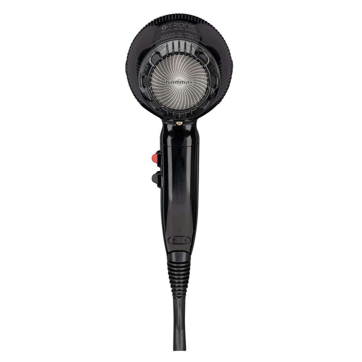 
GammaPiù G-Tronic Dual Ionic 2500 Professional Hair Dryer with Digital G-Tron Motor in Black
