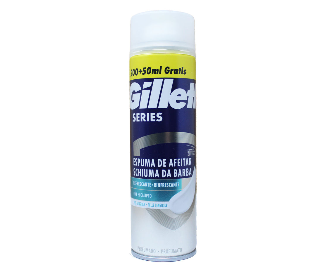 Gillette Series Schiuma Da Barba Rinfrescante Per Pelli Sensibili 250 ml