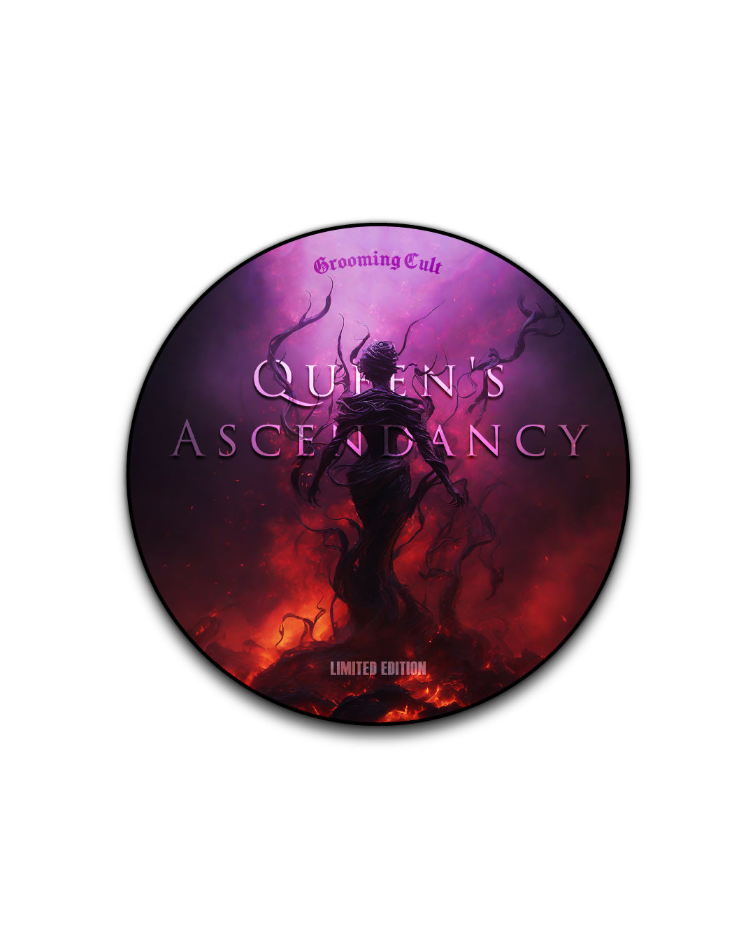

The Grooming Cult Queen's Ascendency Shaving Soap Formula Orion 114 grams.