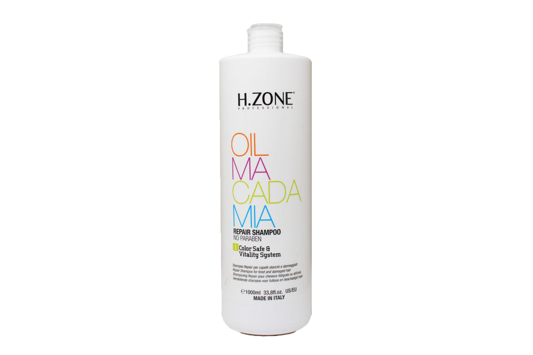 

H.Zone Oil Macadamia Repairing Shampoo For Tired and Damaged Hair 1000 ml