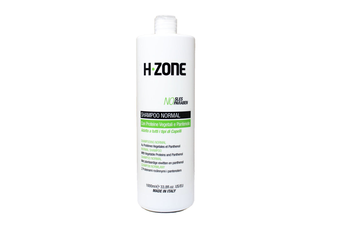 

H.Zone Shampoo For All Hair Types With Vegetable Proteins And Panthenol 1000 ml