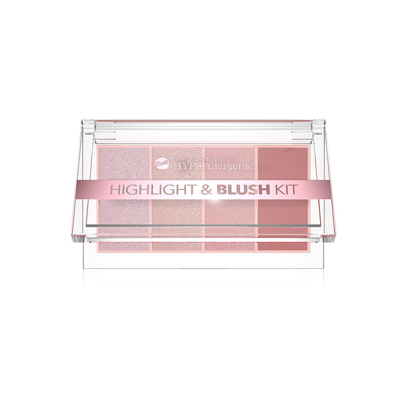 

Hypoallergenic Highlight & Blush Kit  Set, Illuminating and Blush Powder, 20g