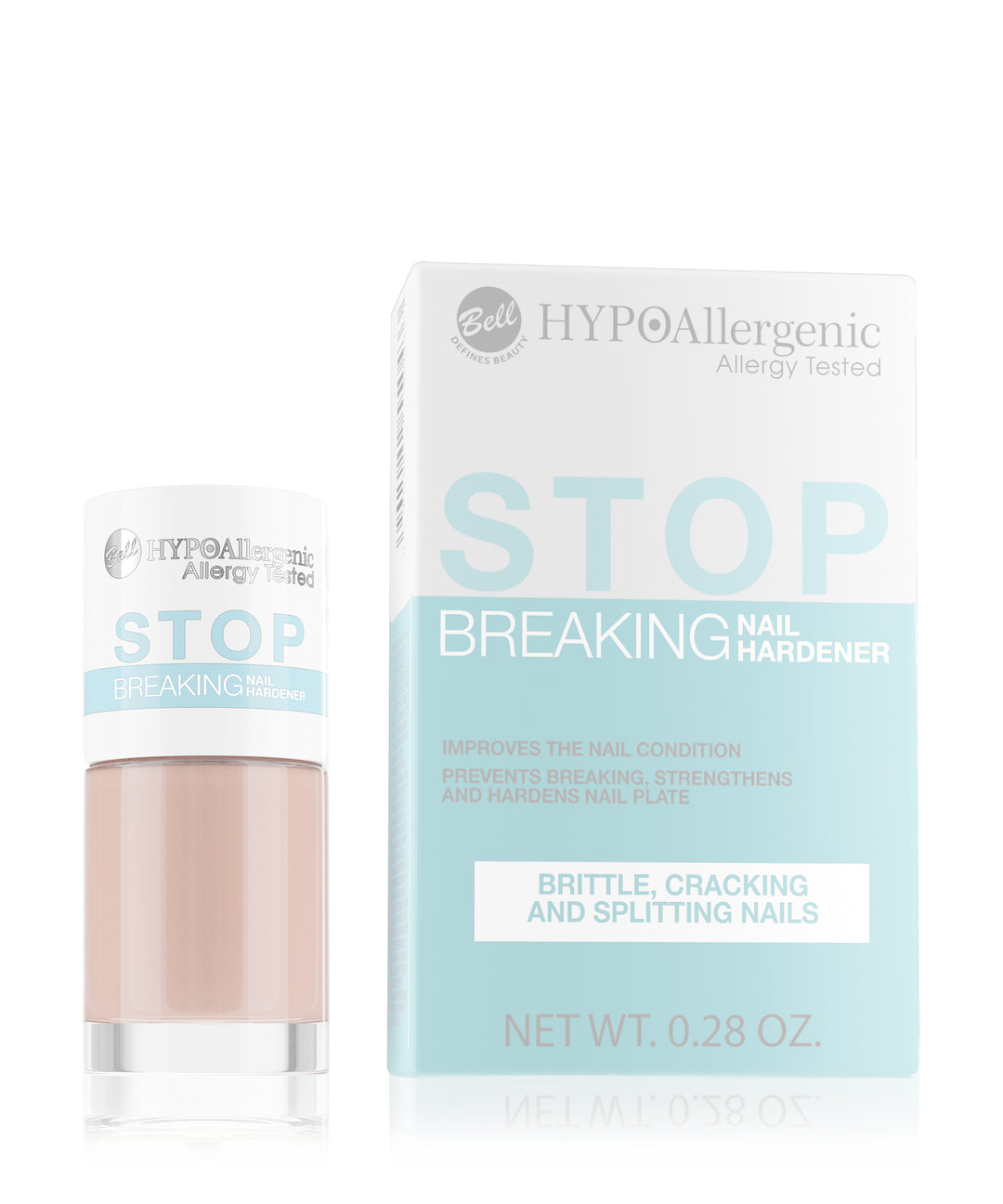 HypoAllergenic Stop Breaking Nail Hardener Indurente Anti Rottura Per Unghie 8 gr