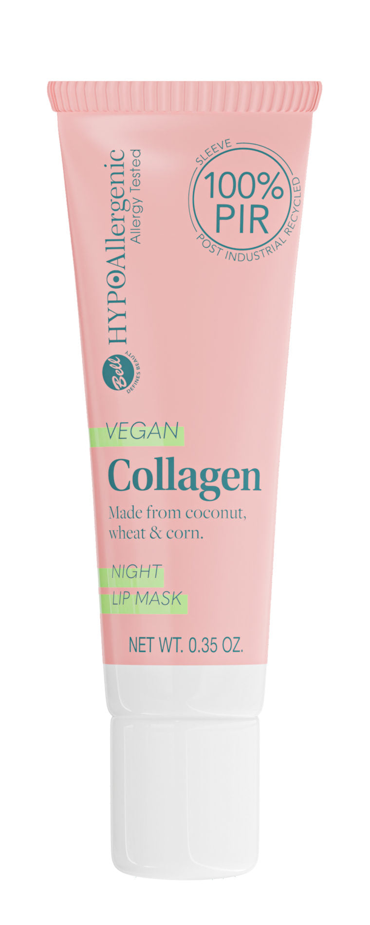HypoAllergenic Vegan Lip Mask Maschera Labbra Notte Al Collagene 10 gr