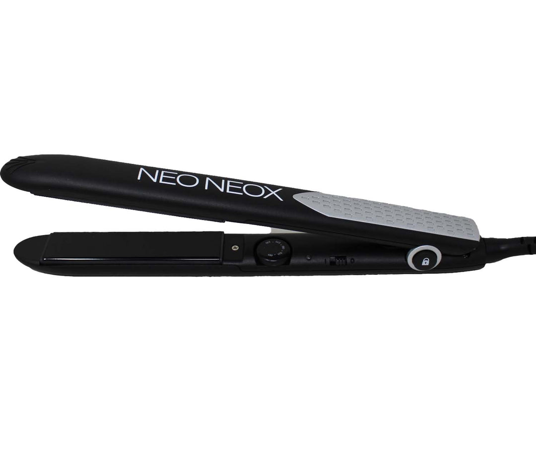 Neo Neox Original Best Buy Black Ceramic Silver Hair Straightener