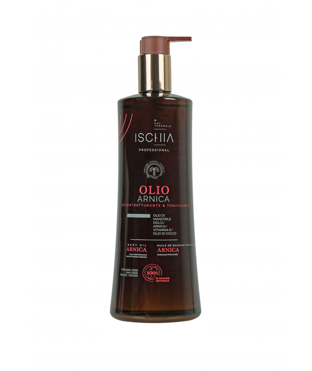 

Ischia Thermal Water Massage Oil with Decontracting and Toning Arnica 500 ml