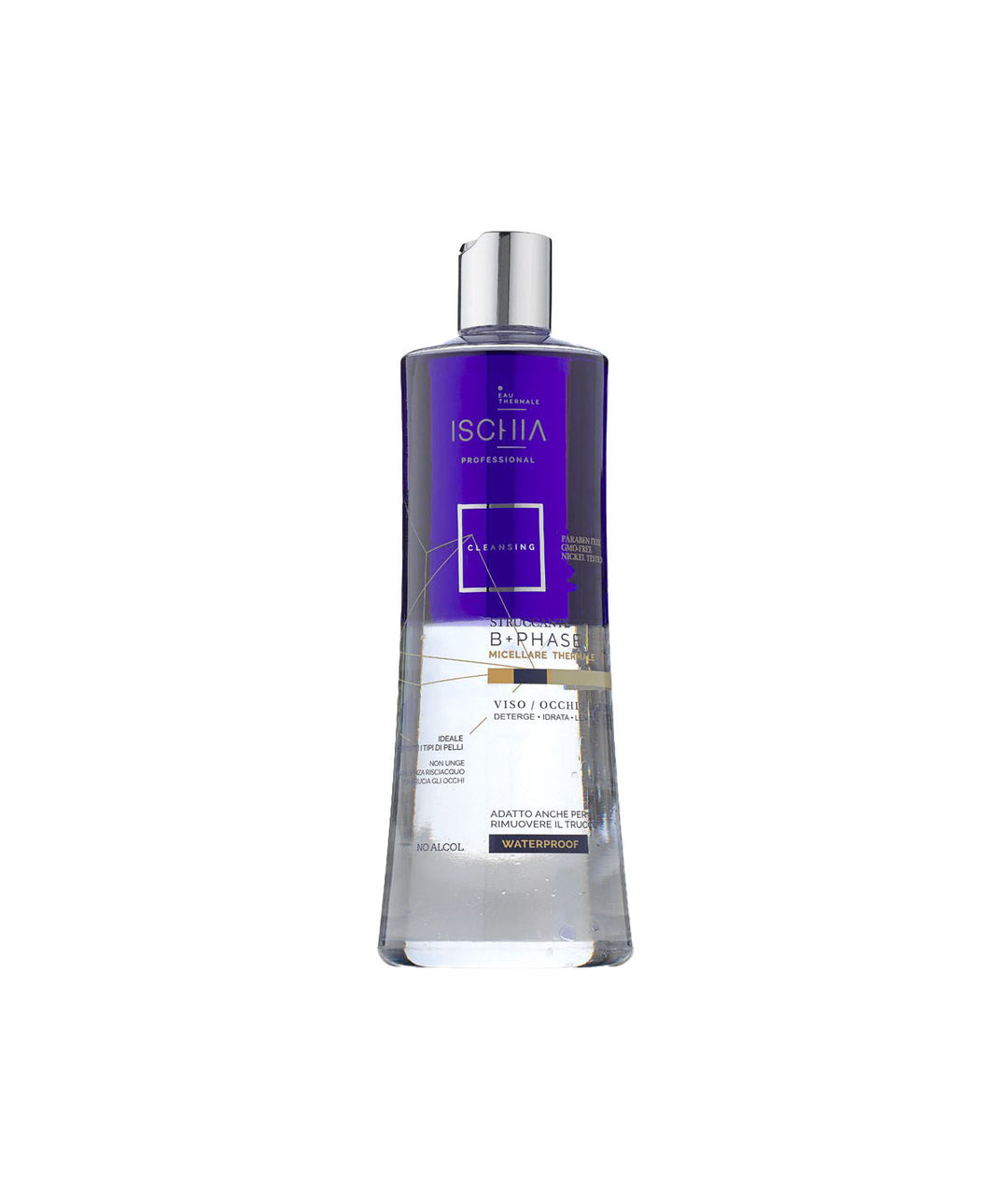 

Ischia Thermal Water Make-up Remover B+ Thermal Micellar Face, Eye and Lip Cleansing Phase 500 ml.