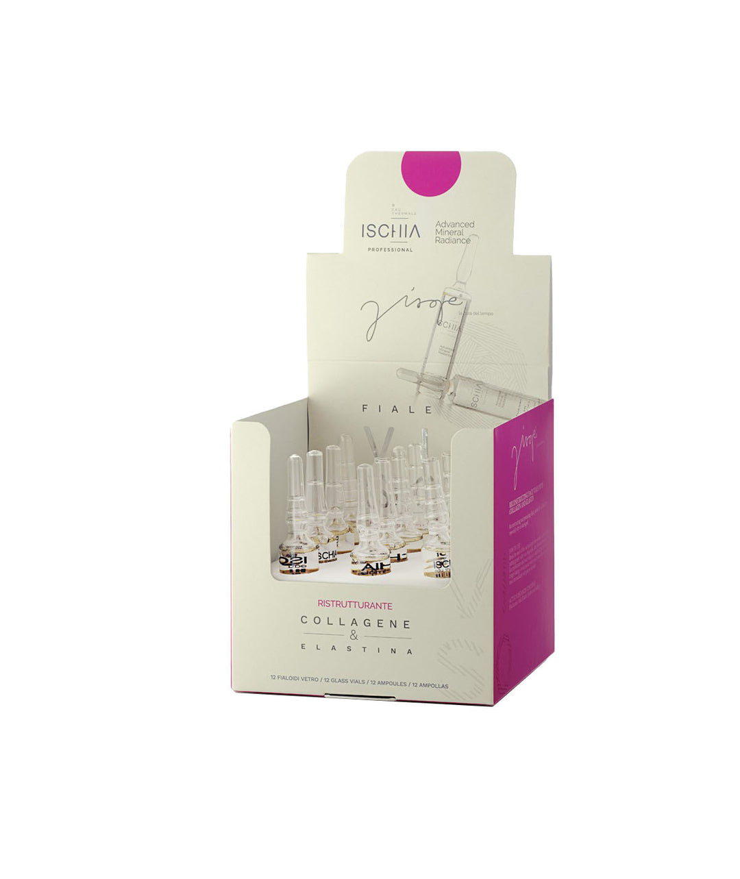

Ischia Thermal Water Face Restructuring Ampoules Collagen and Elastin 12 Ampoules of 5ml
