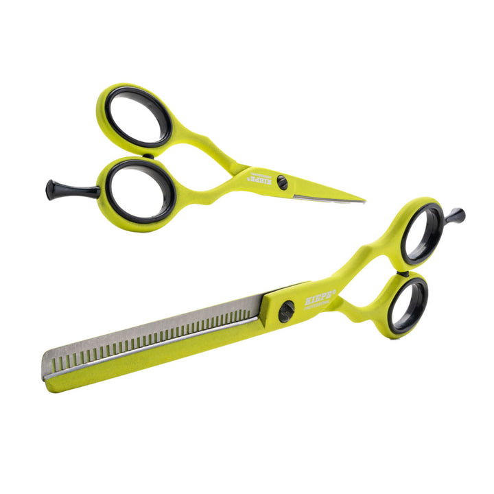 

Kiepe Professional Kit Cut and Thinning Scissors Lime 5.5" 