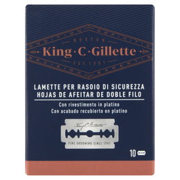 

King C Gillette Razor Blades Box of 10 Pieces