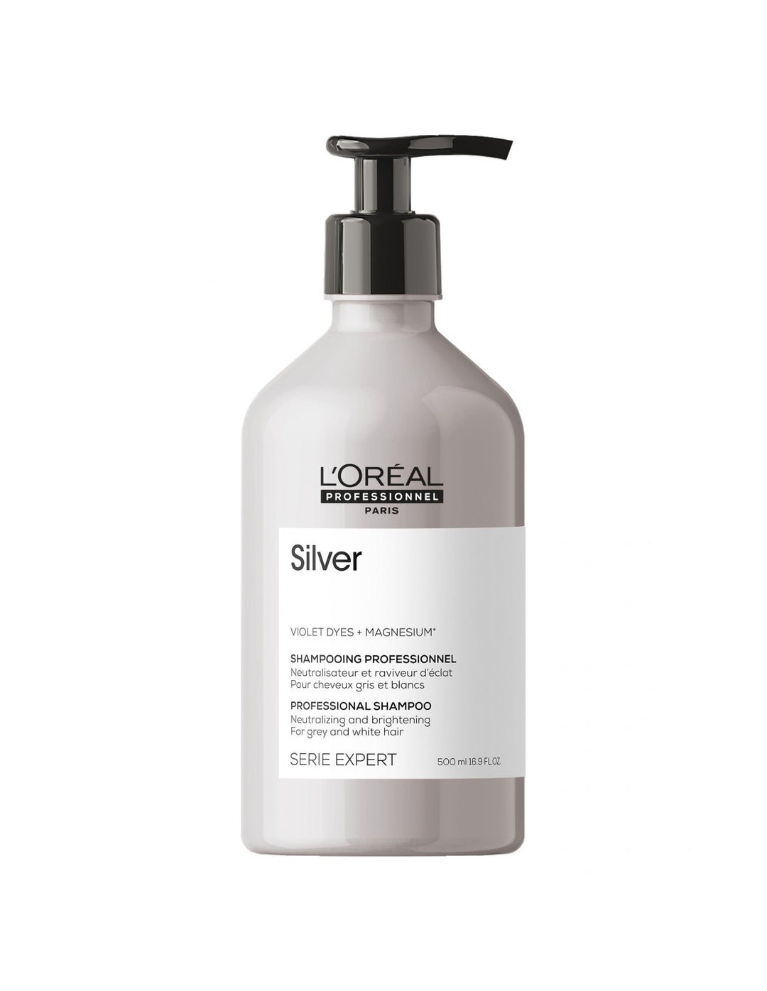 

L'Oréal Serie Expert Silver Shampoo for Anti-Yellow Hair 500 ml.