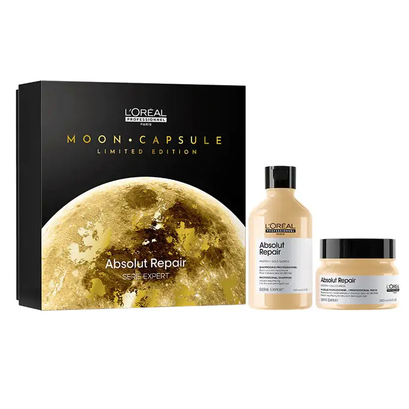 L'Oréal Cofanetto Serie Expert Absolut Repair Moon Capsule Edizione Limitata Shampoo 300 ml + Maschera 250 ml