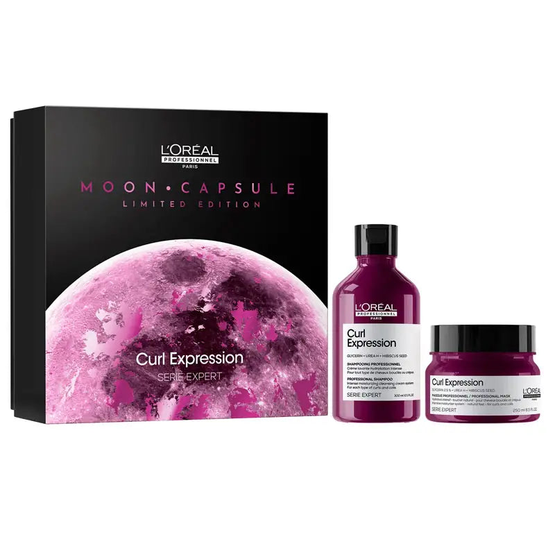 L'Oréal Cofanetto Serie Expert Curl Expression Moon Capsule Edizione Limitata Shampoo 300 ml + Maschera 250 ml