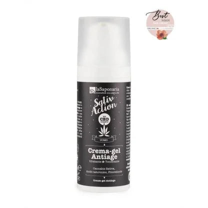 La Saponaria Crème Gel Visage Anti-âge Tonifiant et Hydratant 50 ml