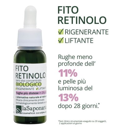 La Saponaria Fitoretinol Sérum Visage Concentré Anti-rides 30 ml