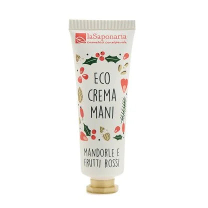 La Saponaria Eco Crema Mani Mandorle E Frutti Rossi 40 ml