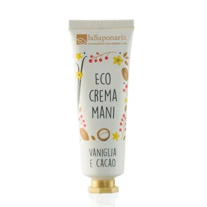 La Saponaria Eco Crema Mani Vaniglia E Cacao 40 ml