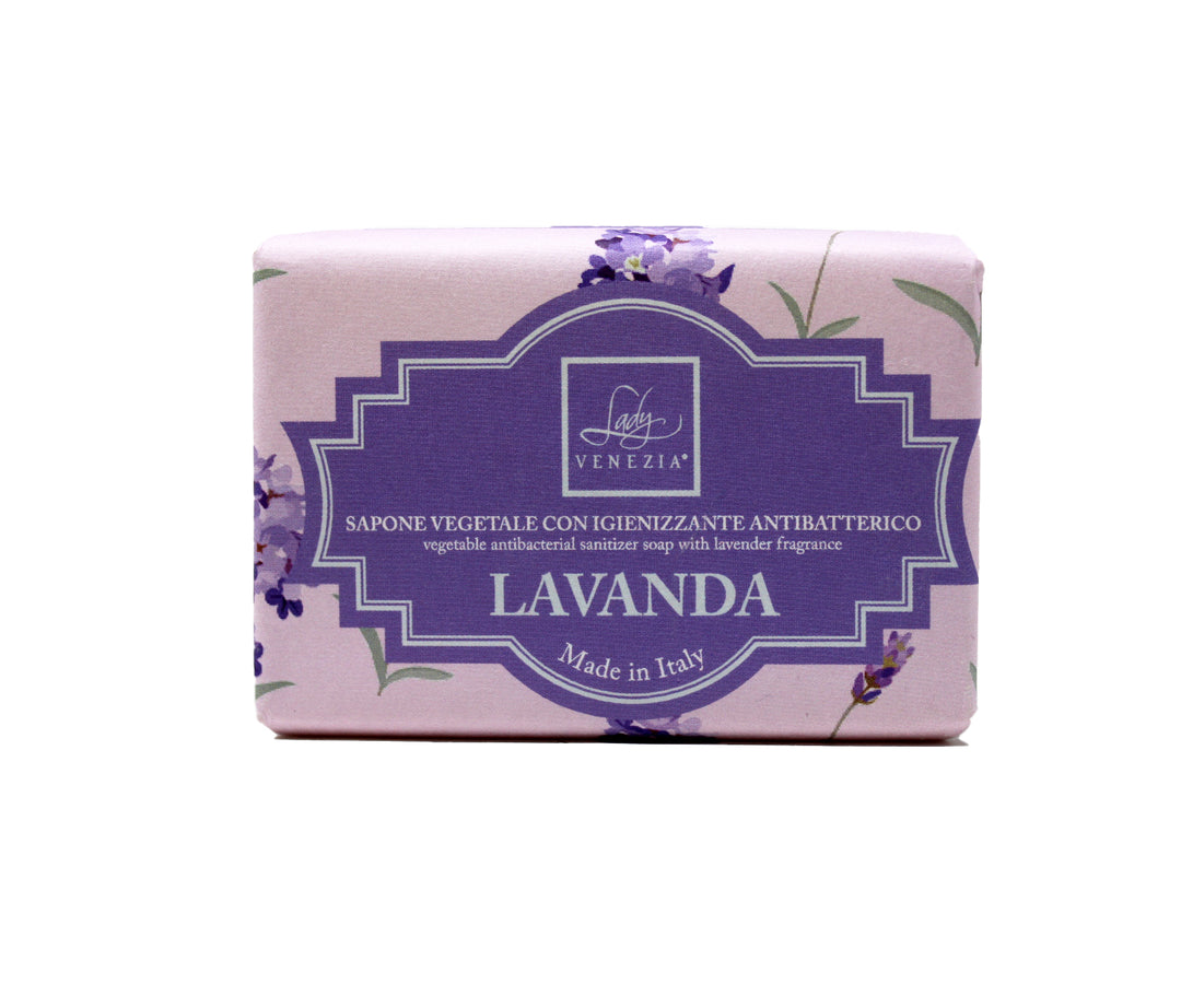 Lady Venezia Sapone Vegetale Igienizzante Antibatterico Lavanda 100 gr