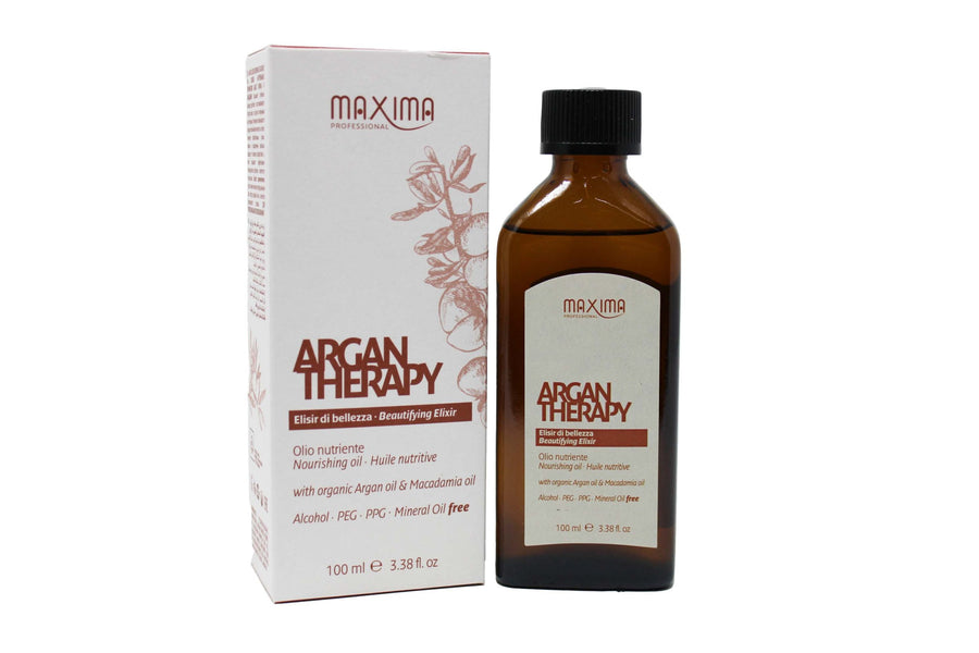 Maxima-Argan-Therapy-Elisir-Di-Bellezza-Olio-Nutriente-Per-Capelli-100-ml