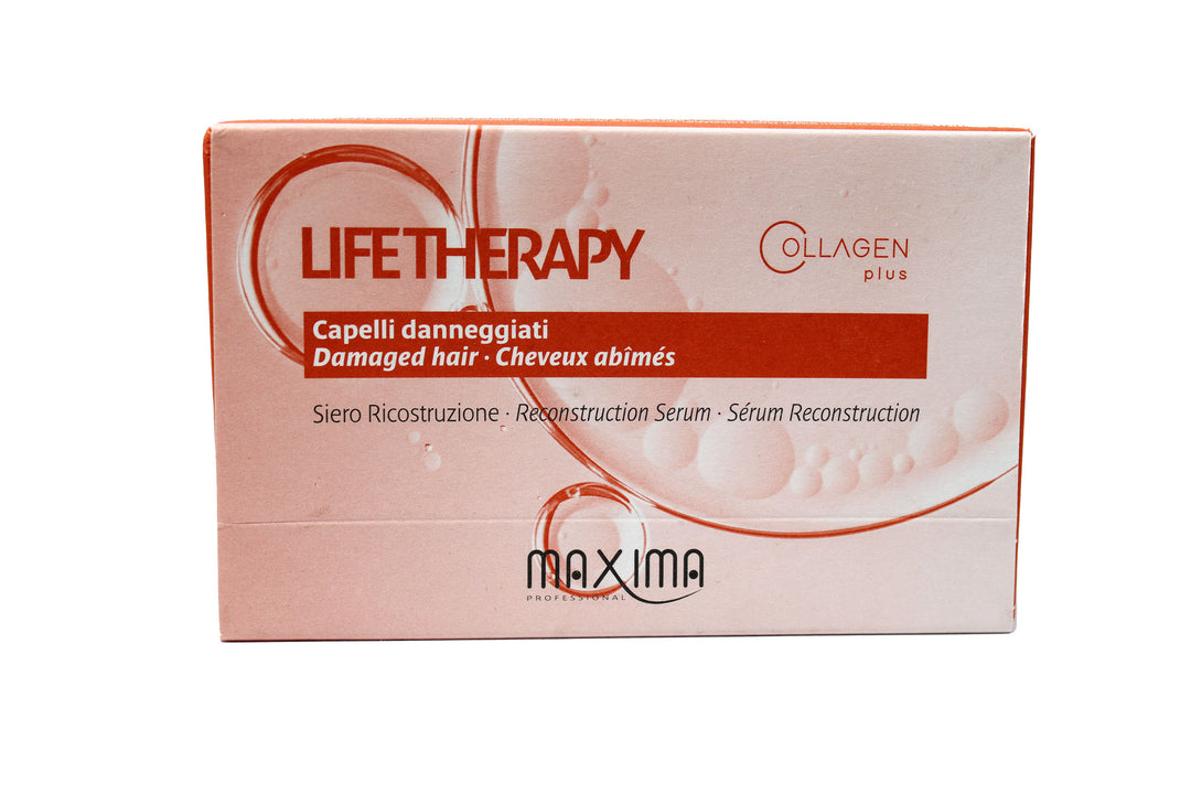 

Maxima Life Therapy Rich Reconstructing Serum For Damaged Hair 6 Vials of 12 ml