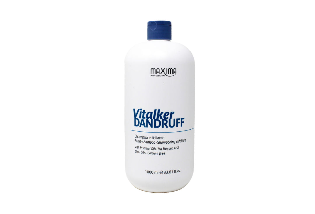 Maxima Vitalker Dandruff Shampoo Esfoliante Per Capelli Con Forfora Secca E Grassa 1000 ml
