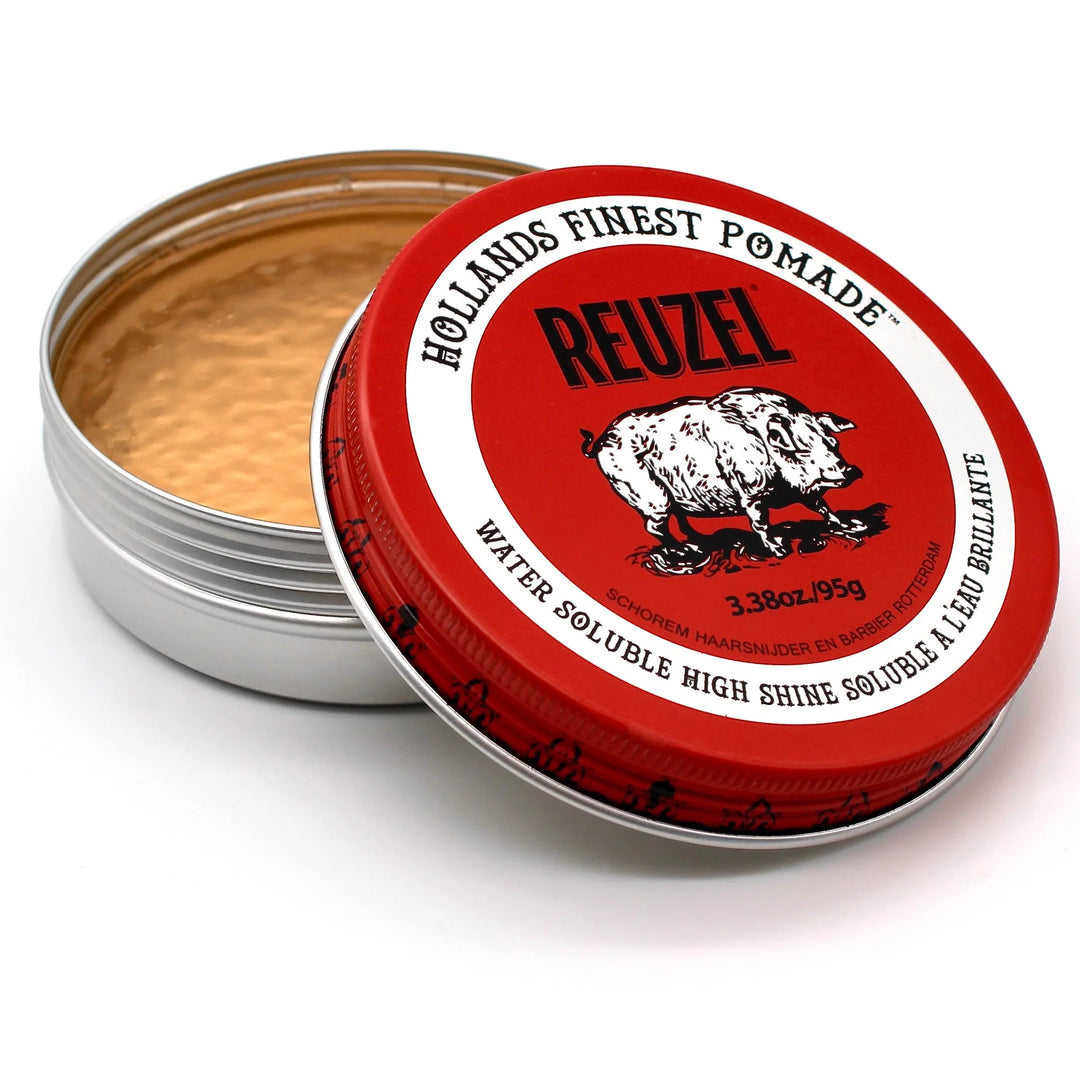 Reuzel Red Pomade Alta Lucentezza A Base D’Acqua 95 gr