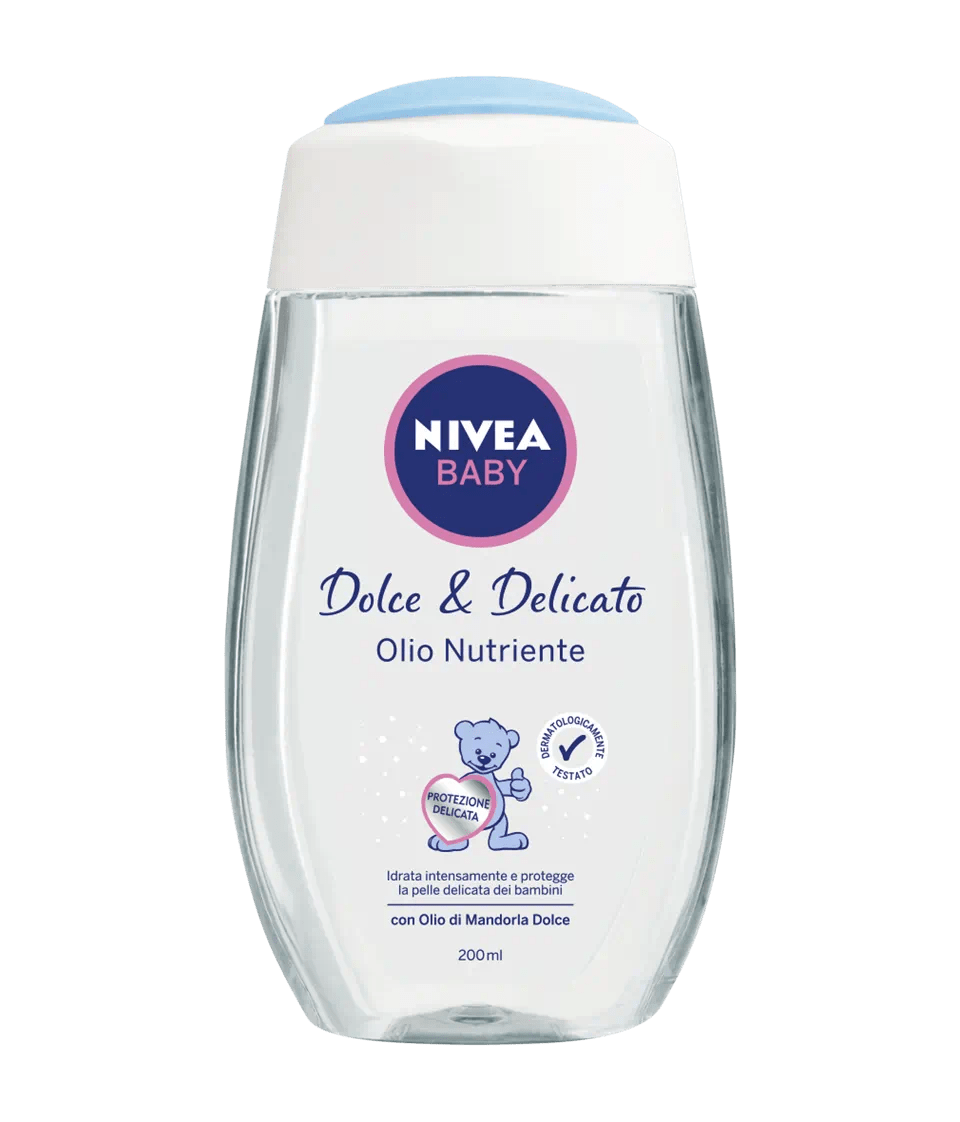 Nivea Baby Olio Nutriente Dolce E Delicato Con Olio DI Mandorla Dolce 200 ml