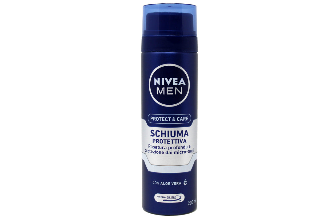 Nivea Schiuma Da Barba Protect Care Protettiva Con Aloe Vera 200 ml