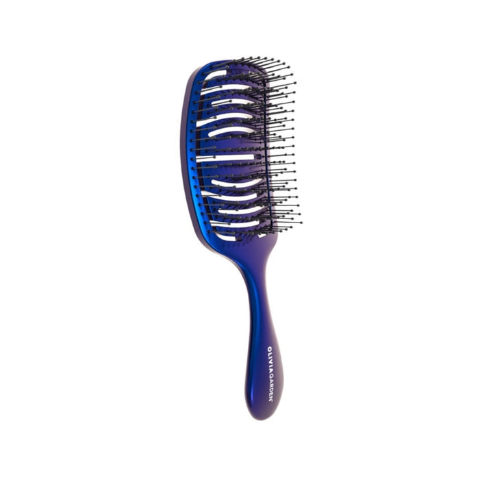 

Olivia Garden's Detangle Brush for Medium Hair Space Edition in Blue Color.