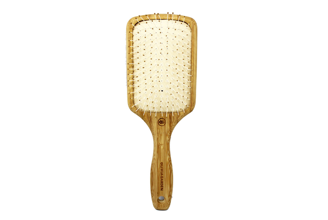 'Olivia Garden Bamboo Touch Flat Detangle Brush

The Olivia Garden Bamboo Touch Flat Detangle Brush is a hairbrush with bamboo bristles.